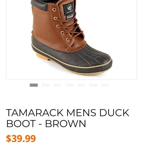 tamarack duck boots